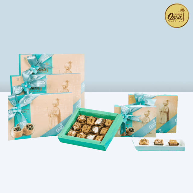 2 Oasis Baklawa Sultan Collection – Luxury Assorted Sweets Box