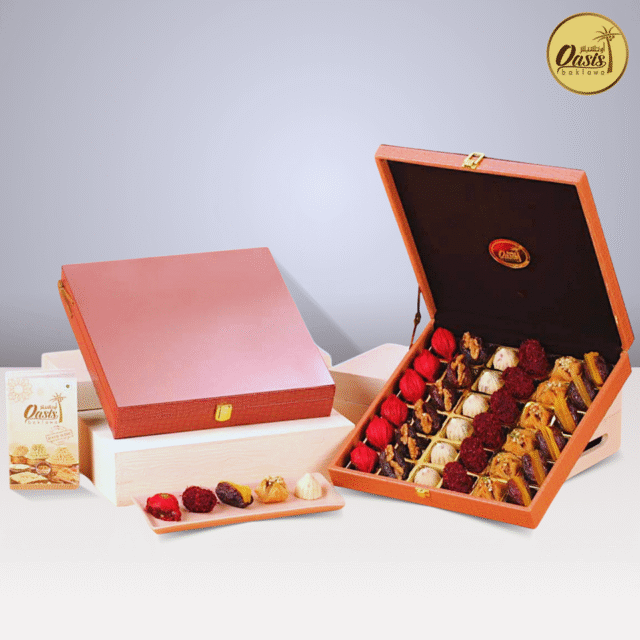 6 Oasis Baklawa Mirage 36 Luxury Sweet Gift Collection – 36 Pieces