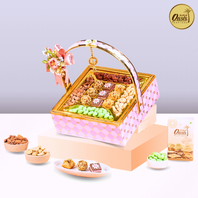 8 BLOOM – Premium Assorted Baklawa & Gourmet Dry Fruit Gift Box